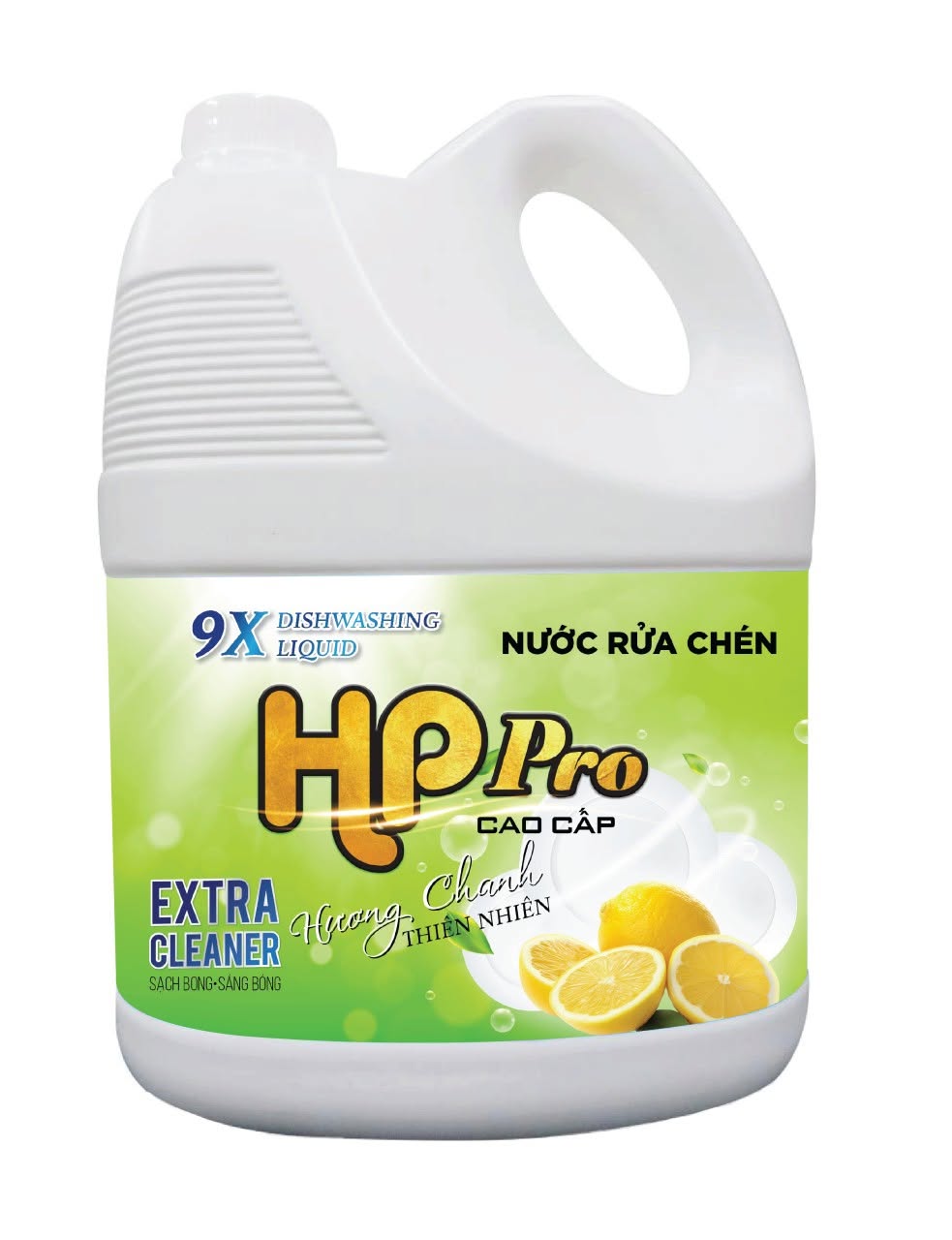 Chai nước rửa chén chưa dán nhãn dùng minh hoạ dự án gia công